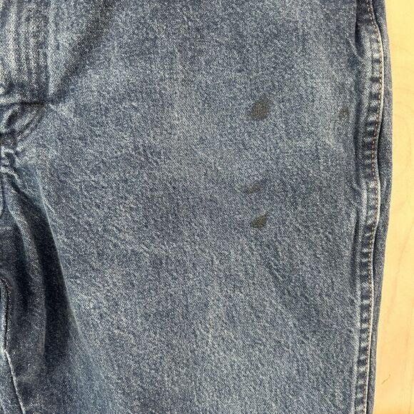 Wrangler Mens Jeans 36x24 Denim Blue 100% Cotton Workwear Farm Trucker 936PWD - Picture 2 of 10